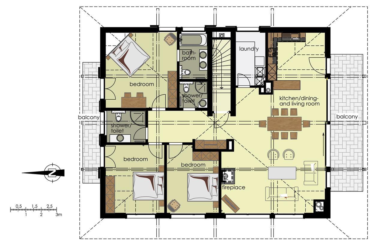וונגן Chalet Brunner Penthouse מראה חיצוני תמונה